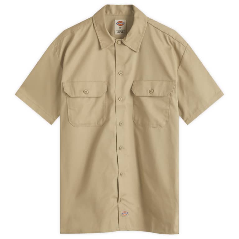 Dickies Short Sleeve Work Shirt, khaki