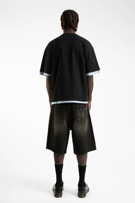 Wasted Paris Sandblast Casper Short, faded black