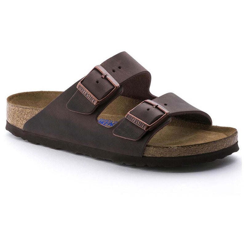 Birkenstock Arizona Oiled Leather SFB Regural Fit, habana