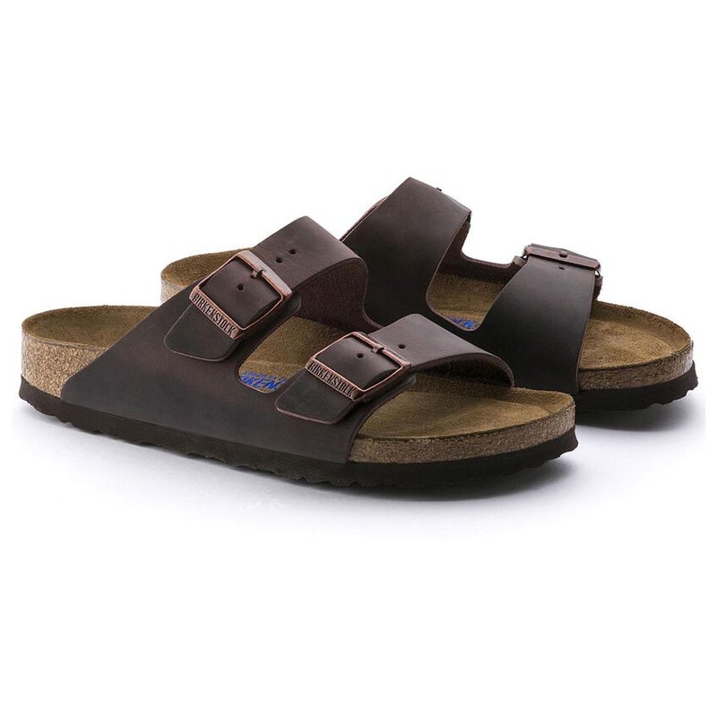 Birkenstock Arizona Oiled Leather SFB Regural Fit, habana
