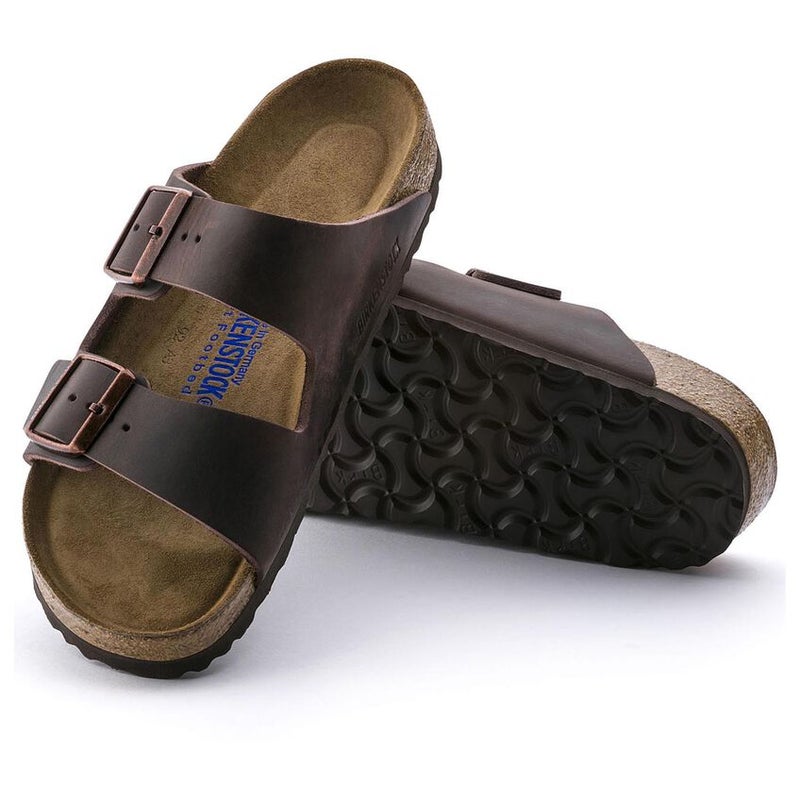 Birkenstock Arizona Oiled Leather SFB Regural Fit, habana