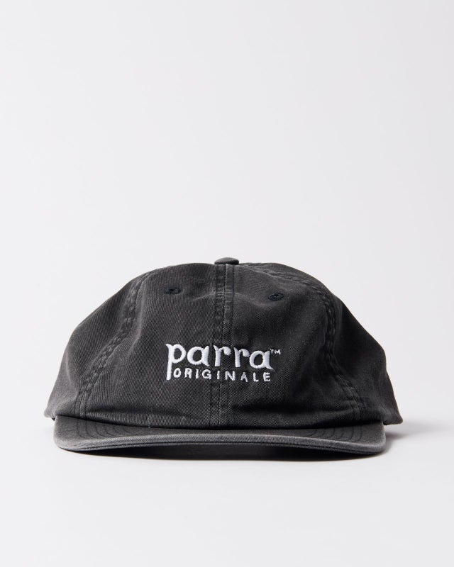 Parra Originale 6 Panel Hat, black.