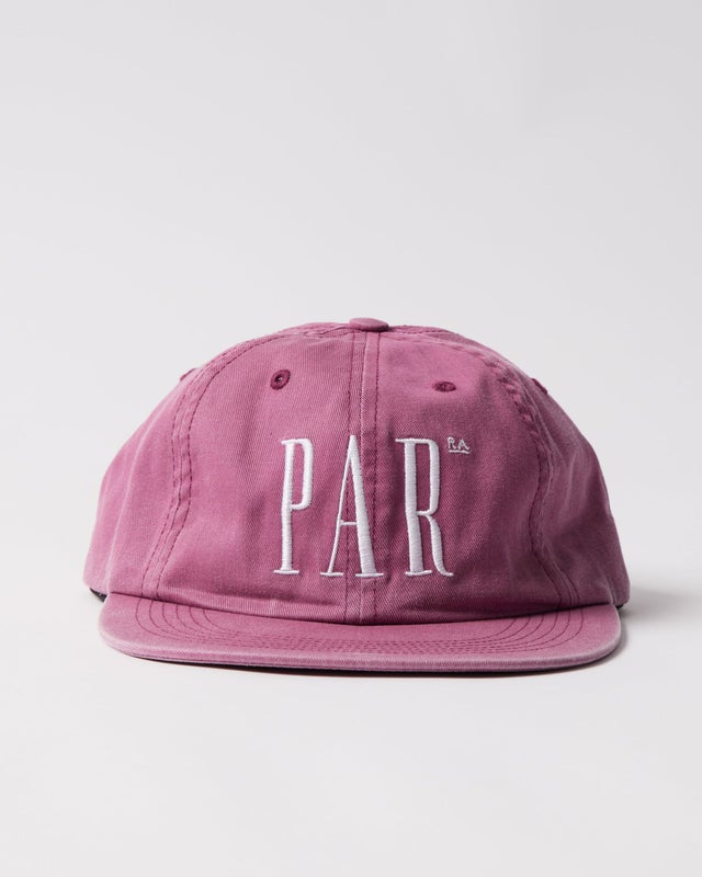Parra Store Logo 6-panel Hat, berry.