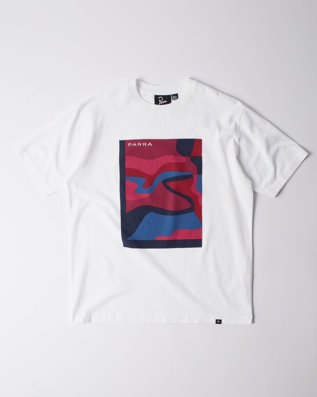 Parra FTP Booster Tee, white.