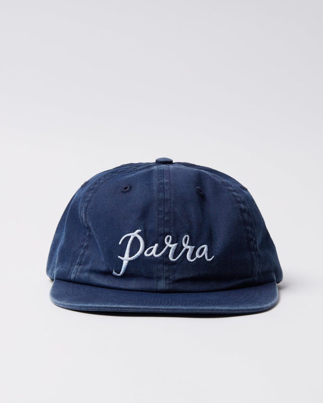 Parra Scripted 6-panel Hat, navy.