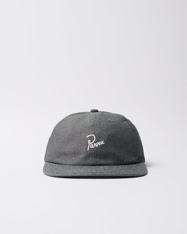 Parra Signature 6-panel Hat, black chambrey