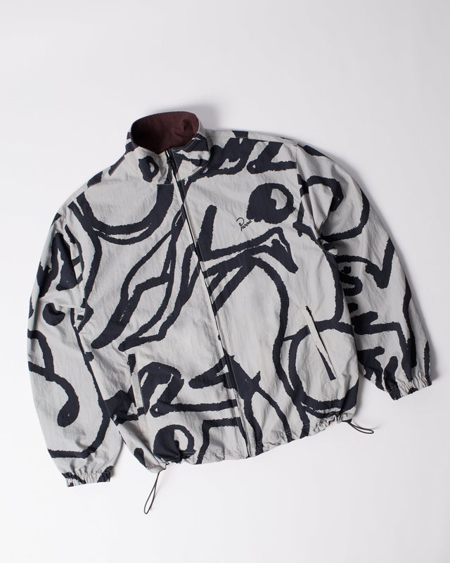 Parra Freak Scene Reversible Track Top, grey