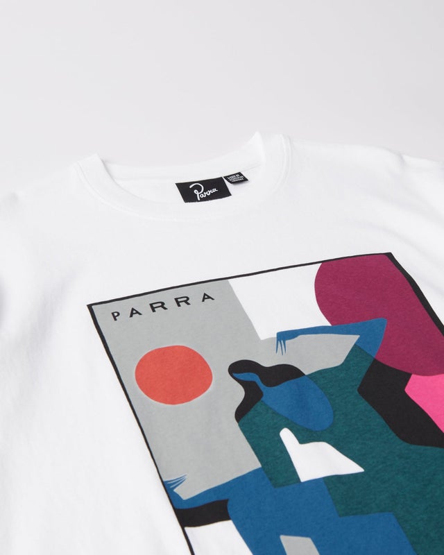 Parra Ball To Face Tee, white