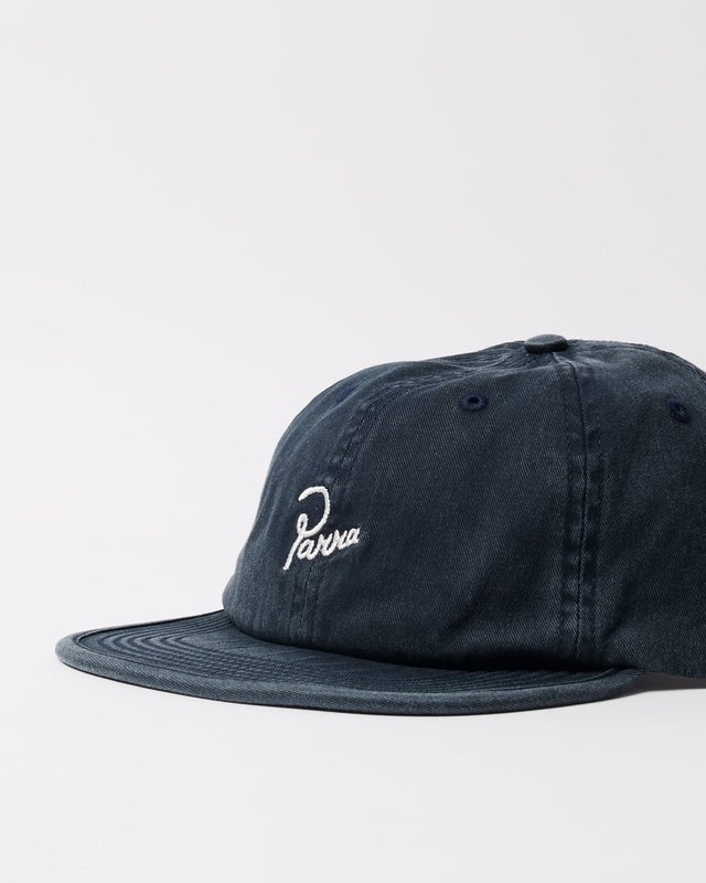 Parra Signature Flexfoam 6 panel Cap, washed blue
