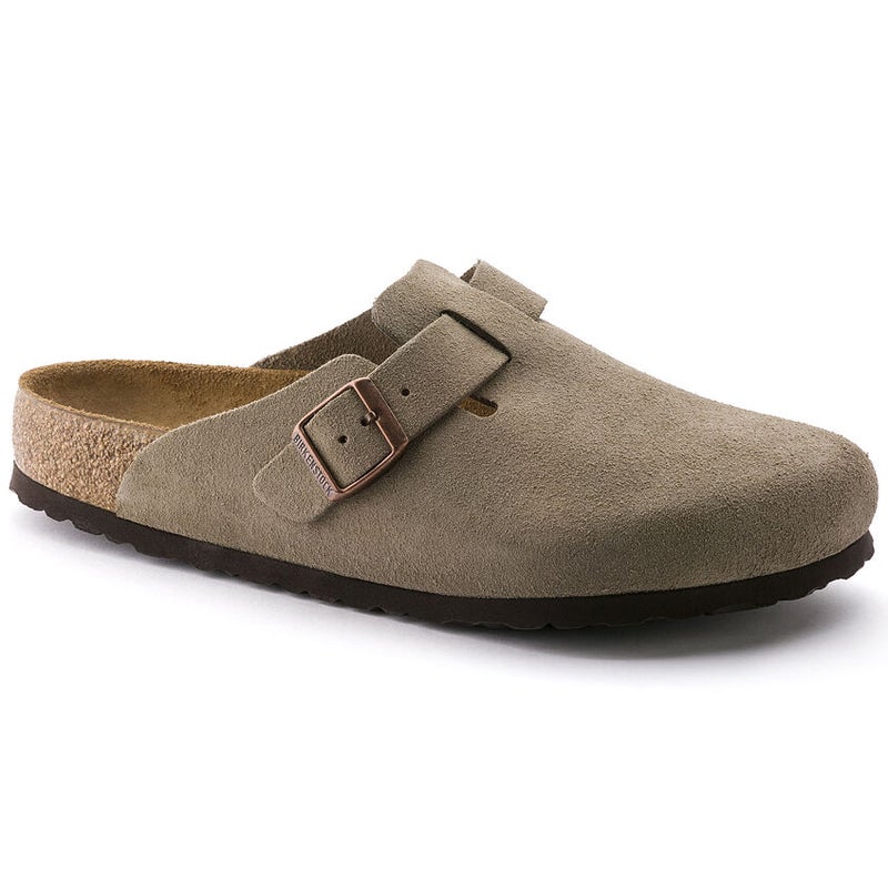 Birkenstock Boston SFB Narrow Fit, taupe.
