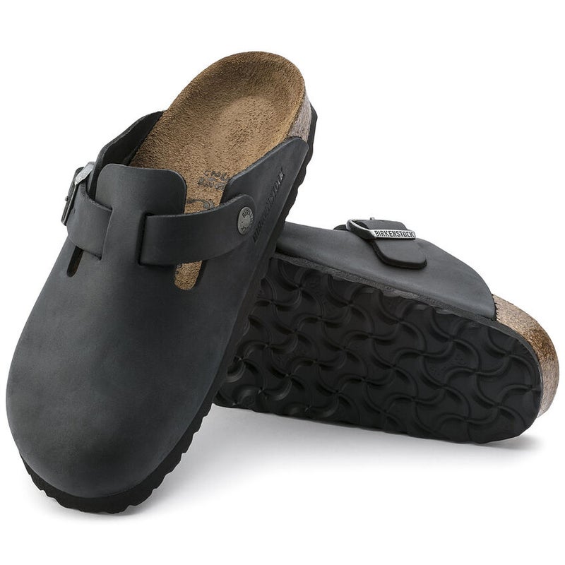 Birkenstock Boston Oiled Leather, black