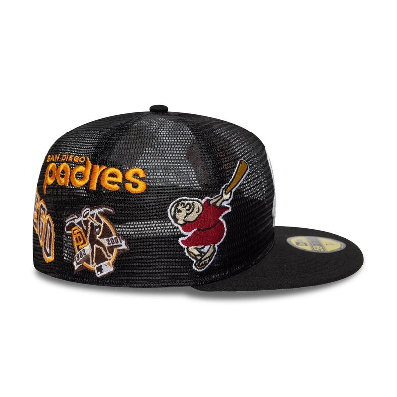 New Era San Diego Padres MLB 59FIFTY Fitted Cap, black