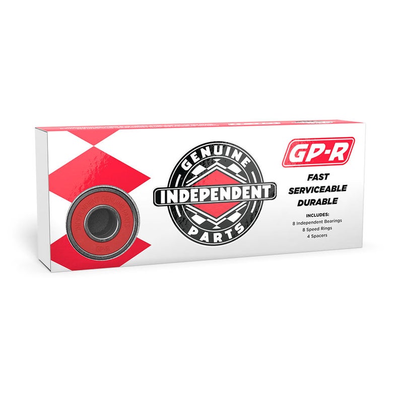 Independent Genuine Part GP-R Bearings, red