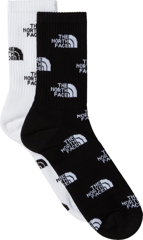 The North Face Everyday Crew Logo 2 Pack Socks.