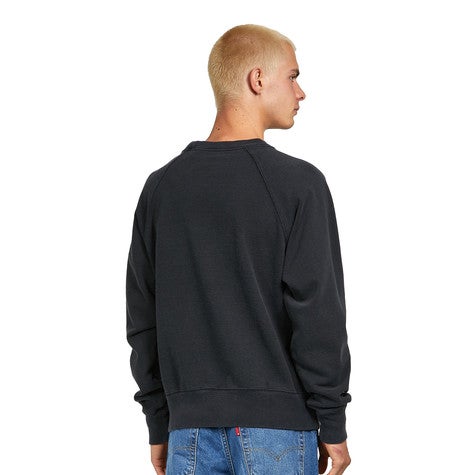 Edwin Raglan-sleeve Crewneck, black ozone