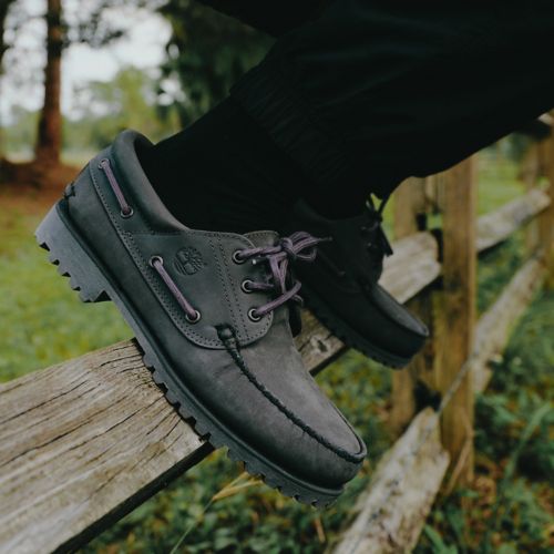 Timberland Authentic Boat Shoe, dark grey nubuck