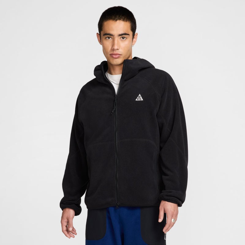 Nike ACG Wolf Tree Polartec&reg; Full-Zip Hoodie, black.