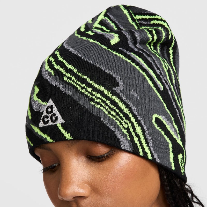 Nike ACG Big Bend Beanie, dark smoke grey / black