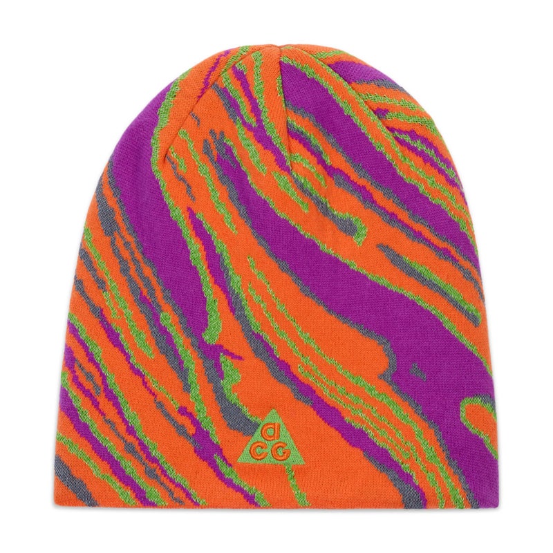 Nike ACG Big Bend Beanie, safety orange / vivid purple