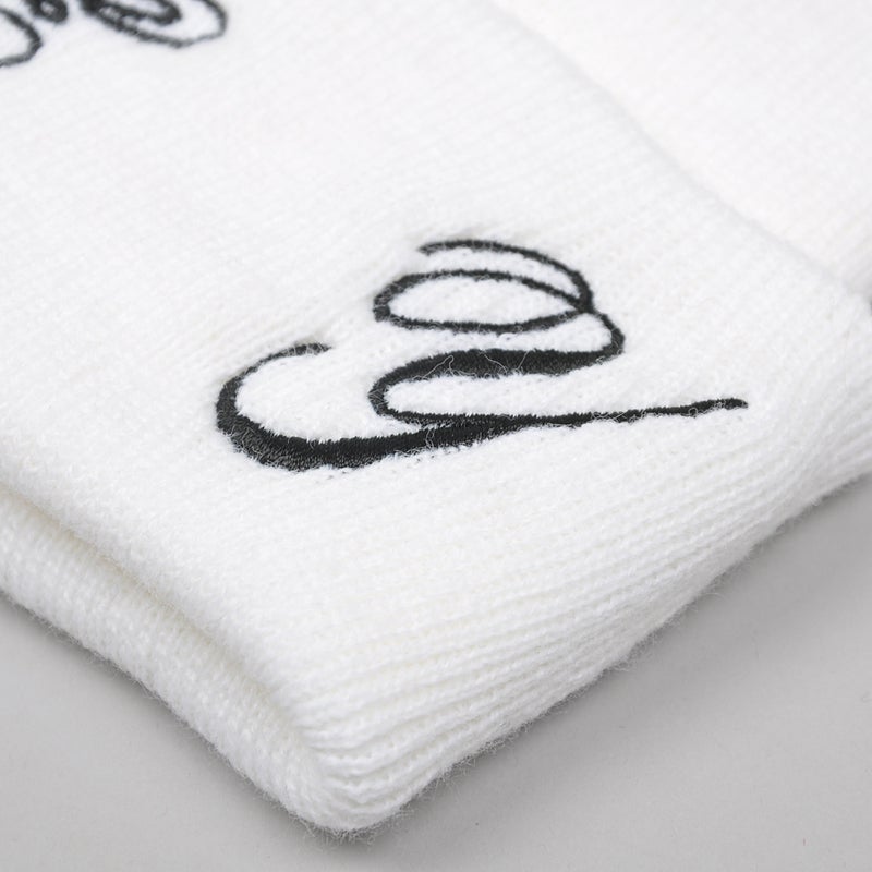 Beyond All Caps beanie, white