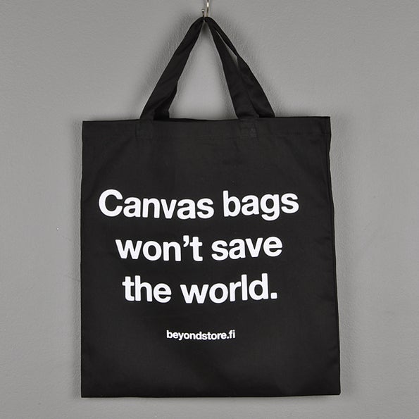 Beyond Nature Helper shopping bag, black