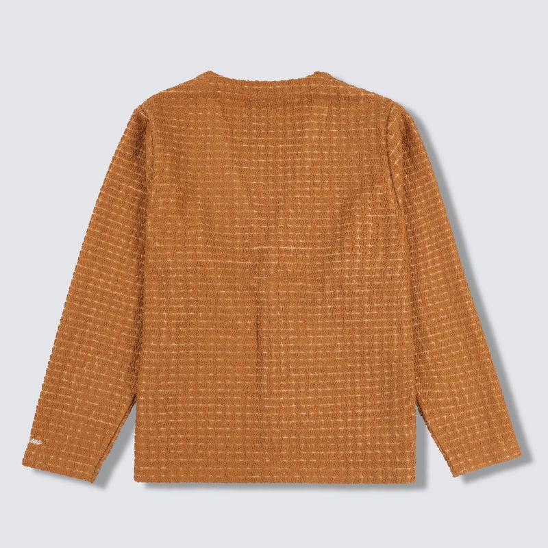 Pleasures Boredom Cardigan Jacket, brown