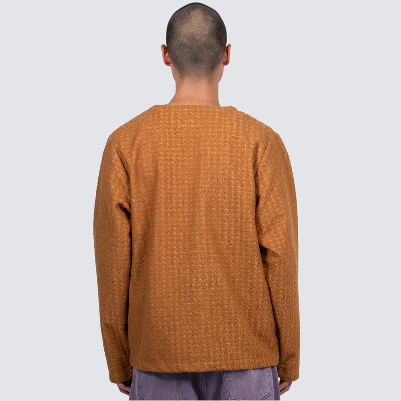 Pleasures Boredom Cardigan Jacket, brown