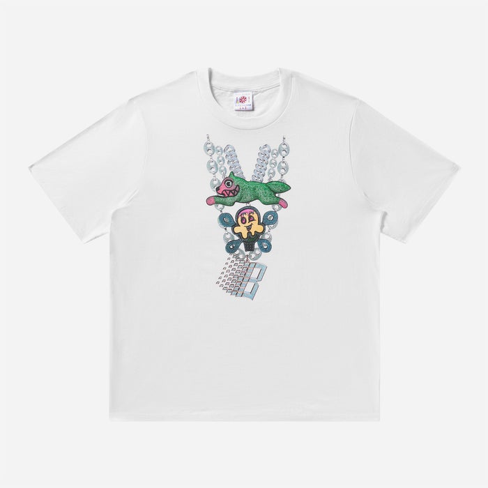 Bronze X Ice Cream 56 Carats Tee, white
