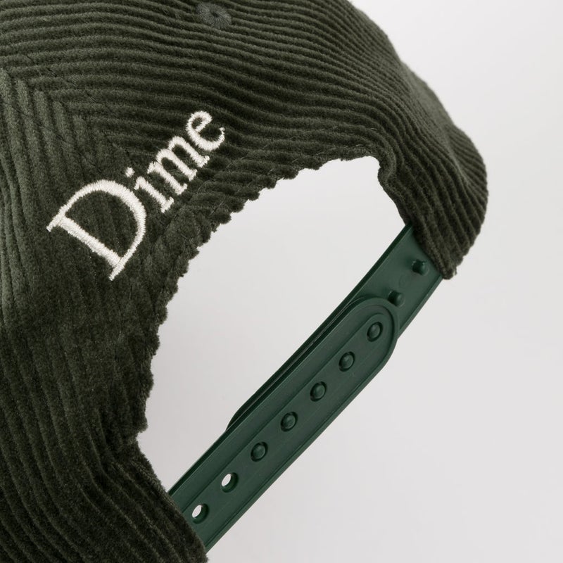 Dime D Chenille Corduroy cap, deep forrest