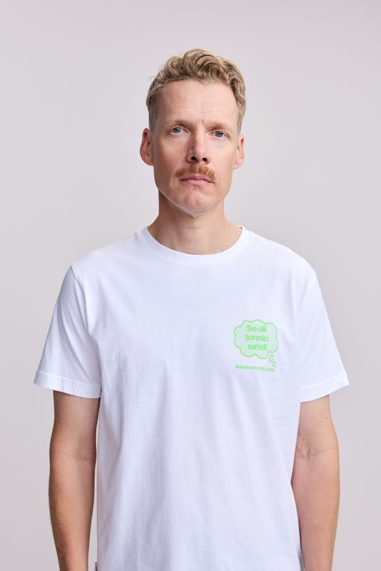 Makia x Kummeli  Kummeli Tee, white