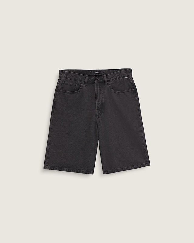 Vans Check-5 Baggy Denim Shorts, washed black