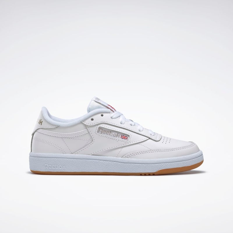 Reebok Club C 85 Women's, white / light grey / gum