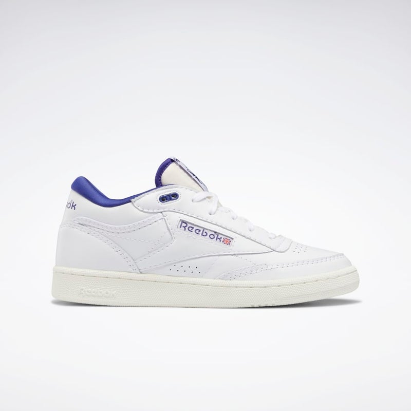 Reebok Club C Mid II Vintage, cloud white / chalk / bold purple