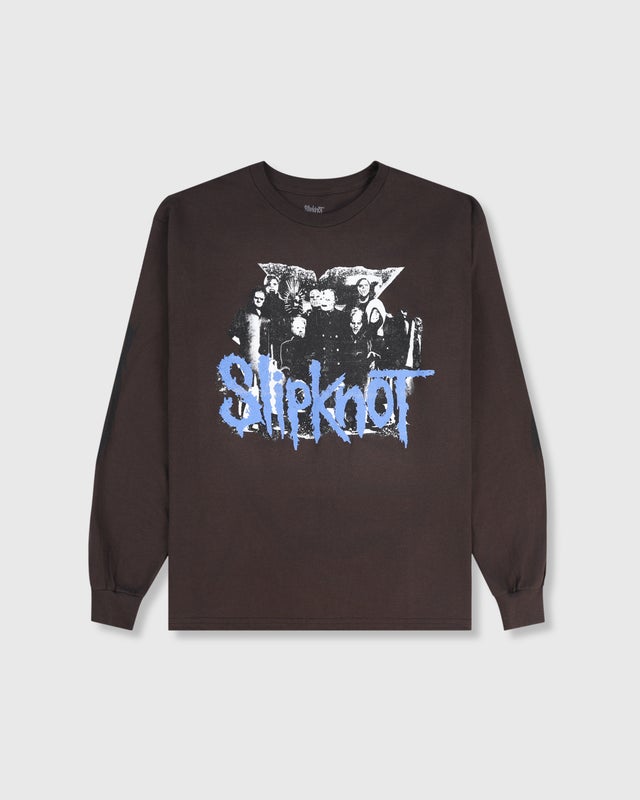 Pleasures X Slipknot Compass LS Tee, brown