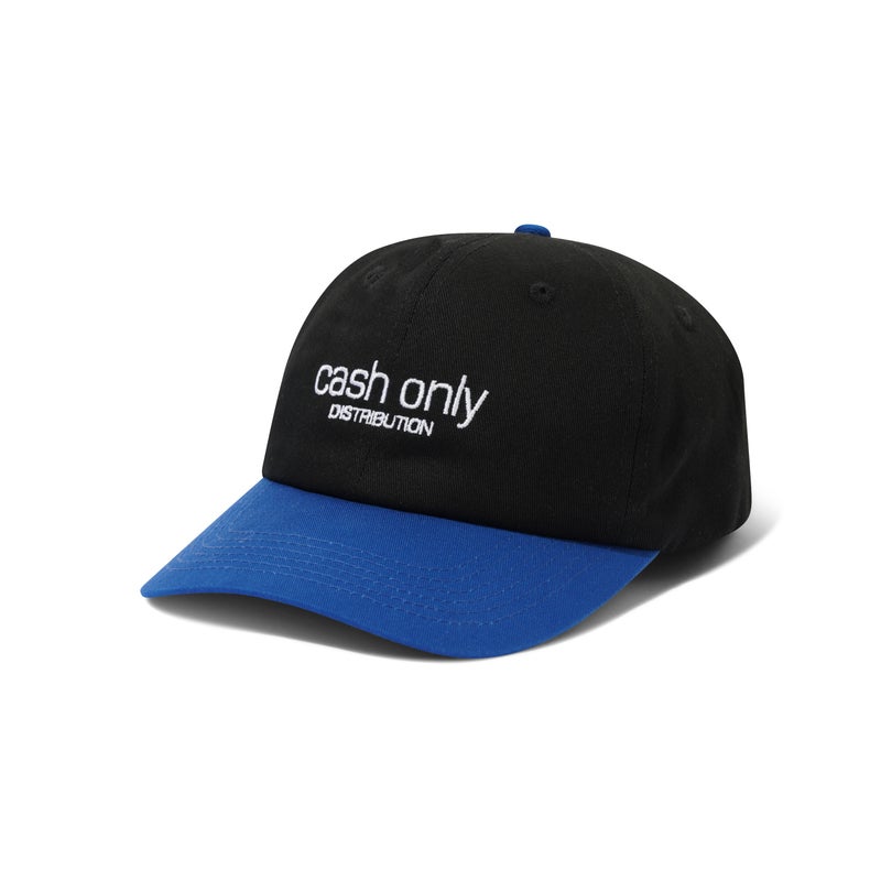 Cash Only Corp Logo Snapback, black / royal blue