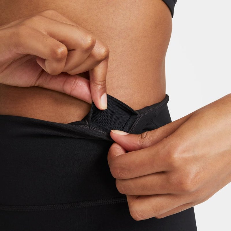 Nike WMNS Dri-Fit One Mid-Rise Leggings, black / white