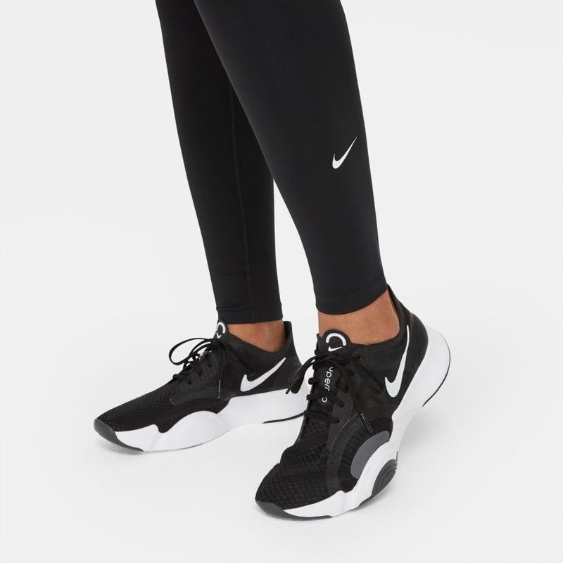 Nike WMNS Dri-Fit One Mid-Rise Leggings, black / white