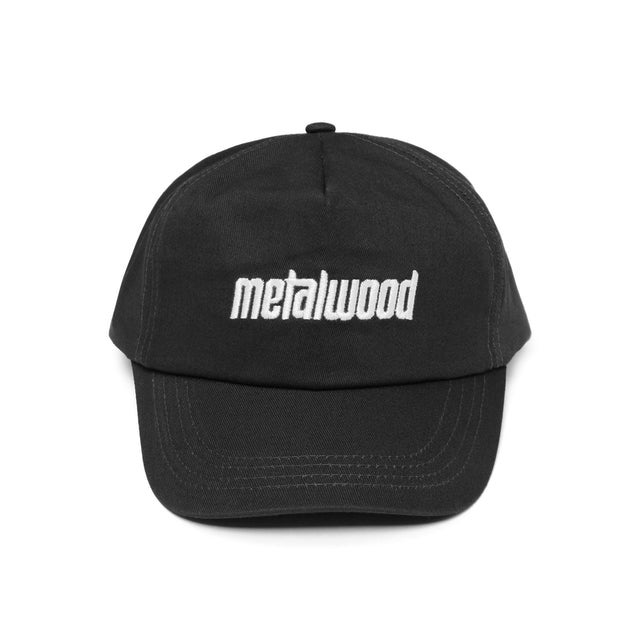 Metalwood Metal Logo 5-panel, black