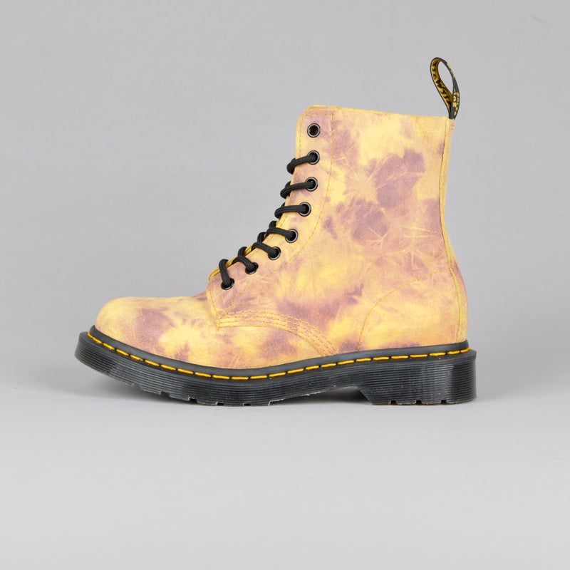 Dr. Martens 1460 Pascal, burnt yellow / tie dye
