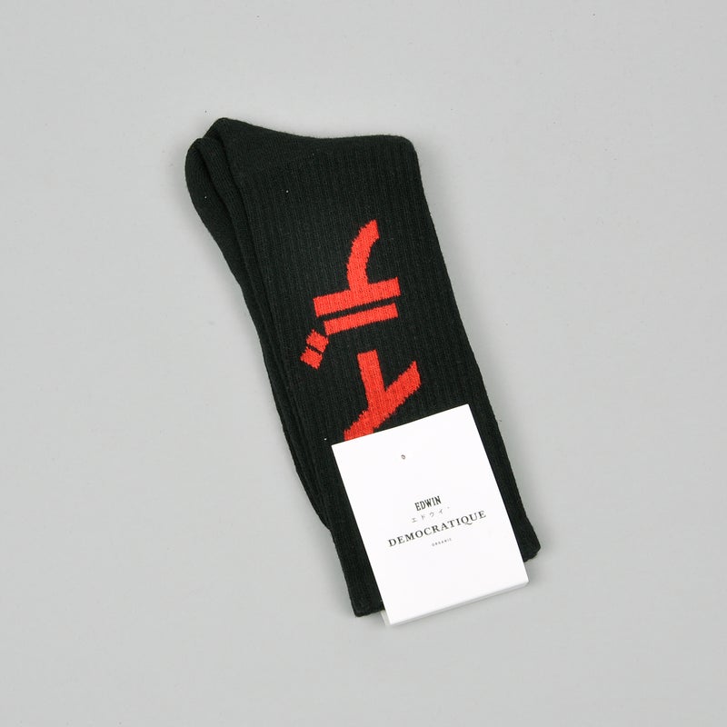 Edwin Teide Socks, black