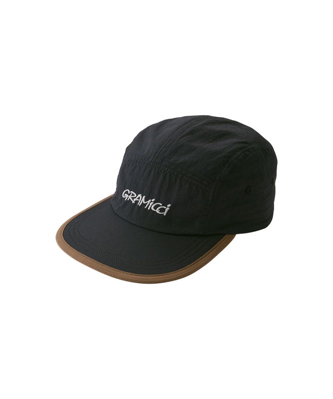 Gramicci Nylon 5-panel Cap, black / brown