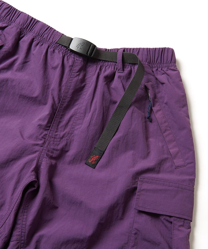 Gramicci Nylon Explorer Cargo Shorts, grape