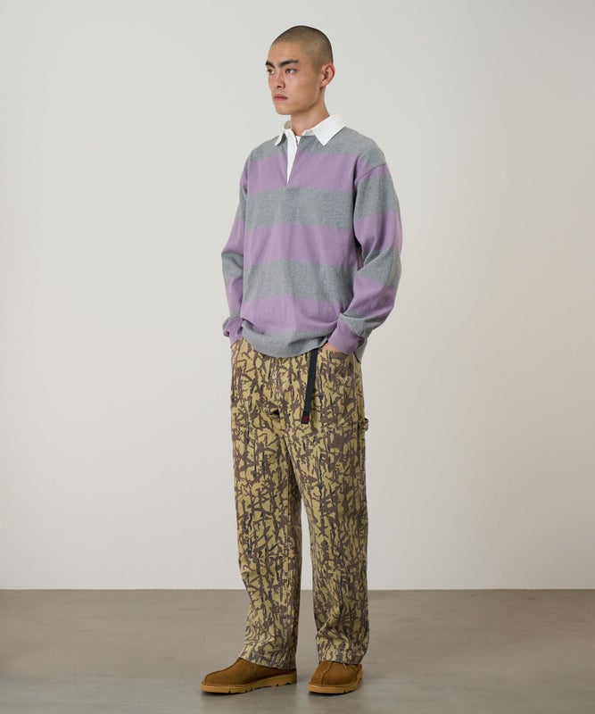 Gramicci Langdon Rugby Shirt, heathert / purple