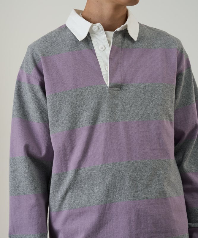 Gramicci Langdon Rugby Shirt, heathert / purple