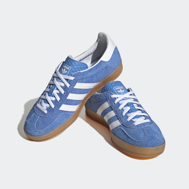 adidas Gazelle Indoor Women's, blue fusion / cloud white / gold metallic