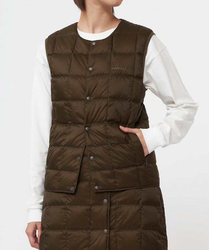 Gramicci Inner Down Vest, deep olive