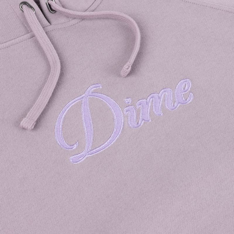 Dime Cursive Hood, plum