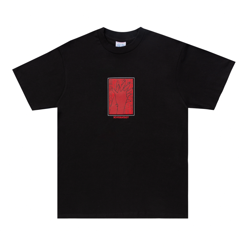 Sci-Fi Fantasy Hands tee, black