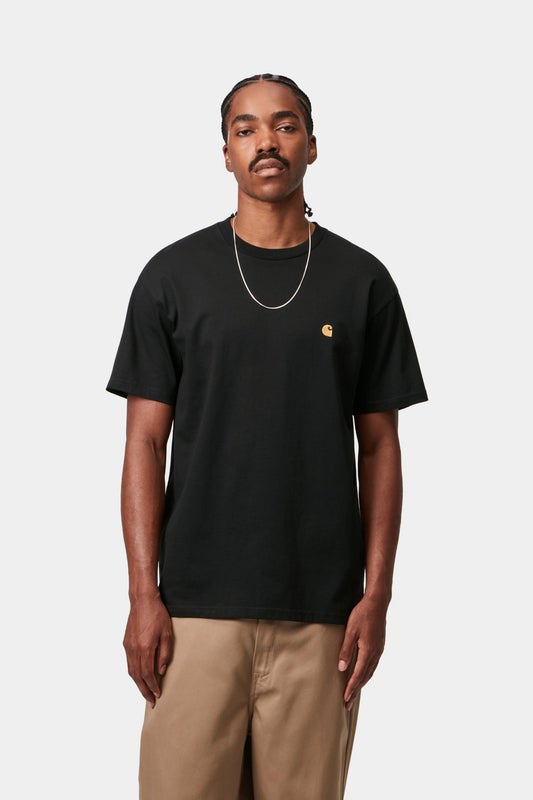 Carhartt Chase tee, black / gold