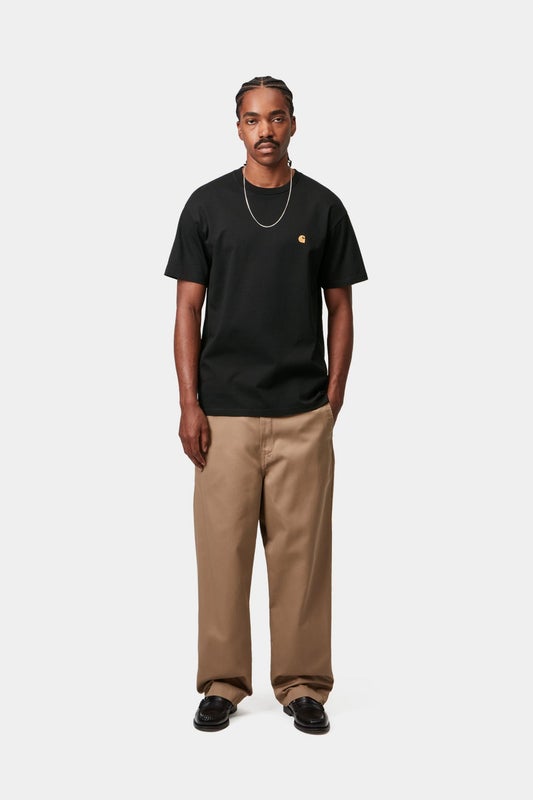 Carhartt Chase tee, black / gold